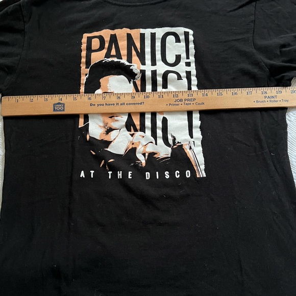 PANIC AT THE DISCO Panic T-shirt Black Size Large - Picture 4 of 5